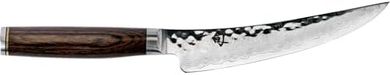 Shun Premier 6" Gokujo Boning Knife: VG-MAX Damascus steel, Pakkawood handle.
