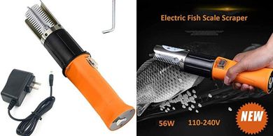 Cordless Electric Fish Scaler & Cleaner Kit
