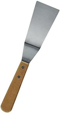 Winco 5.5" Stainless Steel Blade Grill Spatula (Brown)
