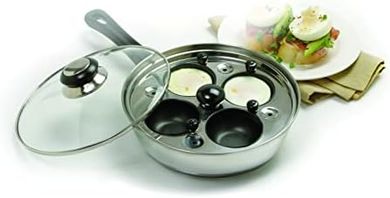 Norpro 8.5" Skillet & 4-Egg Poacher Set
