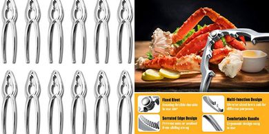 Heavy-duty crab & lobster cracker set (12 pcs)
