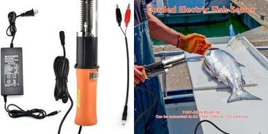 Waterproof Electric Fish Scaler:  Powerful, Cordless & Continuous Operation
