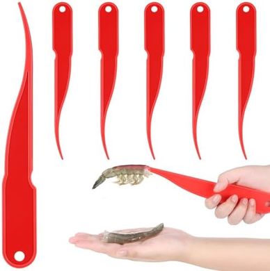 Gisafai Shrimp Peeler & Deveiner Set (6-pack, 10.2")
