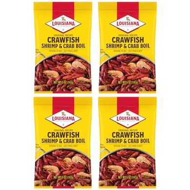 Louisiana Seafood Boil: Crawfish, Crab & Shrimp (4 x 5 oz)
