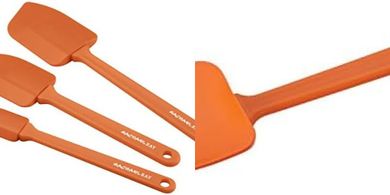 Rachael Ray Orange 3-Piece Spatula Set
