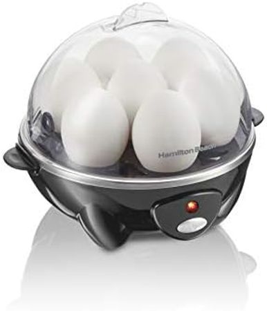 Hamilton Beach 7-Egg Cooker: Boils, Poaches, Omelets, Steams
