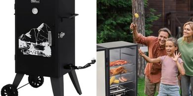 Royal Gourmet 28" Electric Smoker: 3 Grates, Adjustable Temperature
