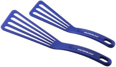 Rachael Ray Nylon Cooking Utensil Set (Blue, 10" & 12")
