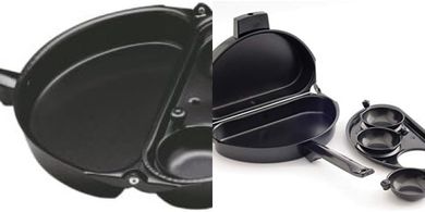 Norpro Nonstick Omelet Pan with Egg Poacher
