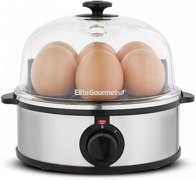 Elite Gourmet Electric Egg Cooker with Auto Shut-Off
