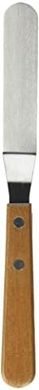 Winco 4.25" Medium Offset Spatula: Stainless Steel
