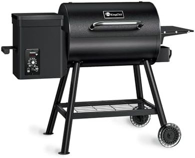 KingChii Electric Pellet Grill & Smoker: 456 sq in, PID control (180-425°F)
