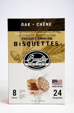 Bradley Smoker Oak Bisquettes (24-pack)
