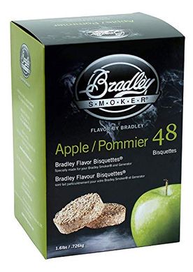 Bradley Smoker Apple Bisquettes (48-pack)
