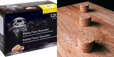 Bradley Alder Bisquettes: 120-Pack BBQ Blend
